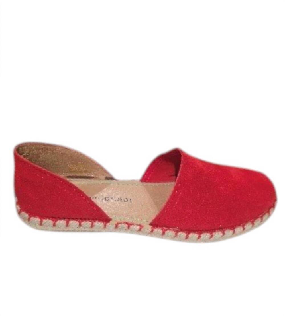 NEW ERIC MICHAEL women's olivia espadrilles in red